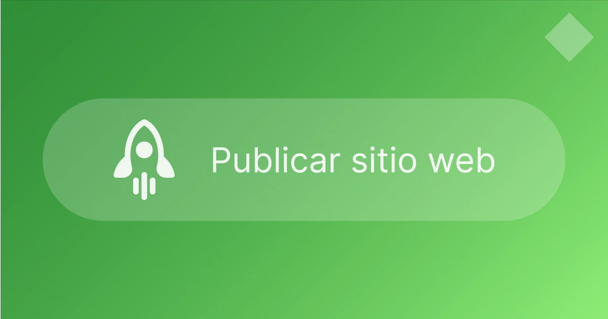 Guía paso a paso para publicar tu sitio web